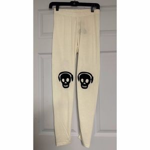 NWT Picky Boo Leggings - Skull Patch On Knees L/XL